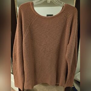 Aerie Women's Rusty Brown, Crew Neck, Backless Sweater, XXL , NWT